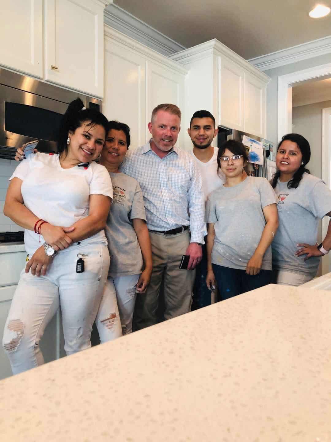 Cabinet painting Wesley Chapel NC – kitchen cabinets refinished by Simpli Painted