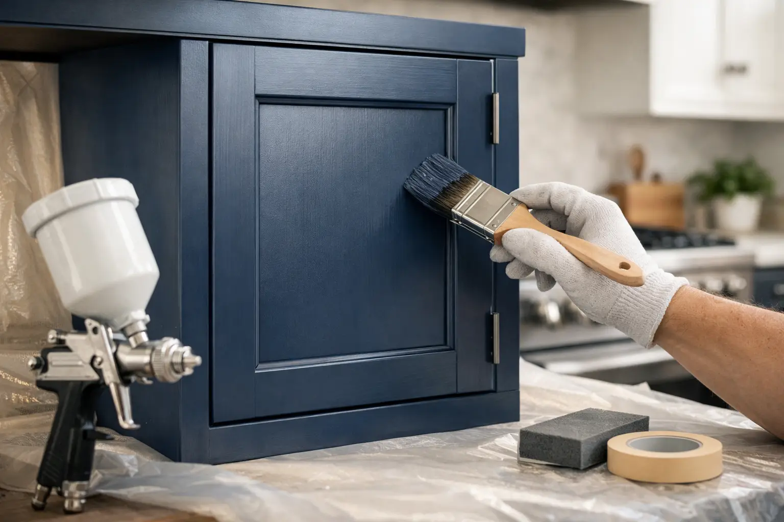 Cabinet Painting That Looks Built to Last