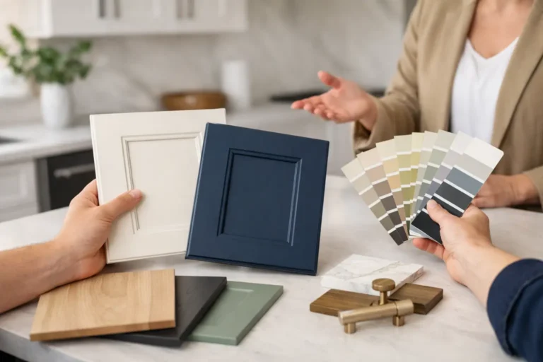 What a Cabinet Color Consultation Should Include