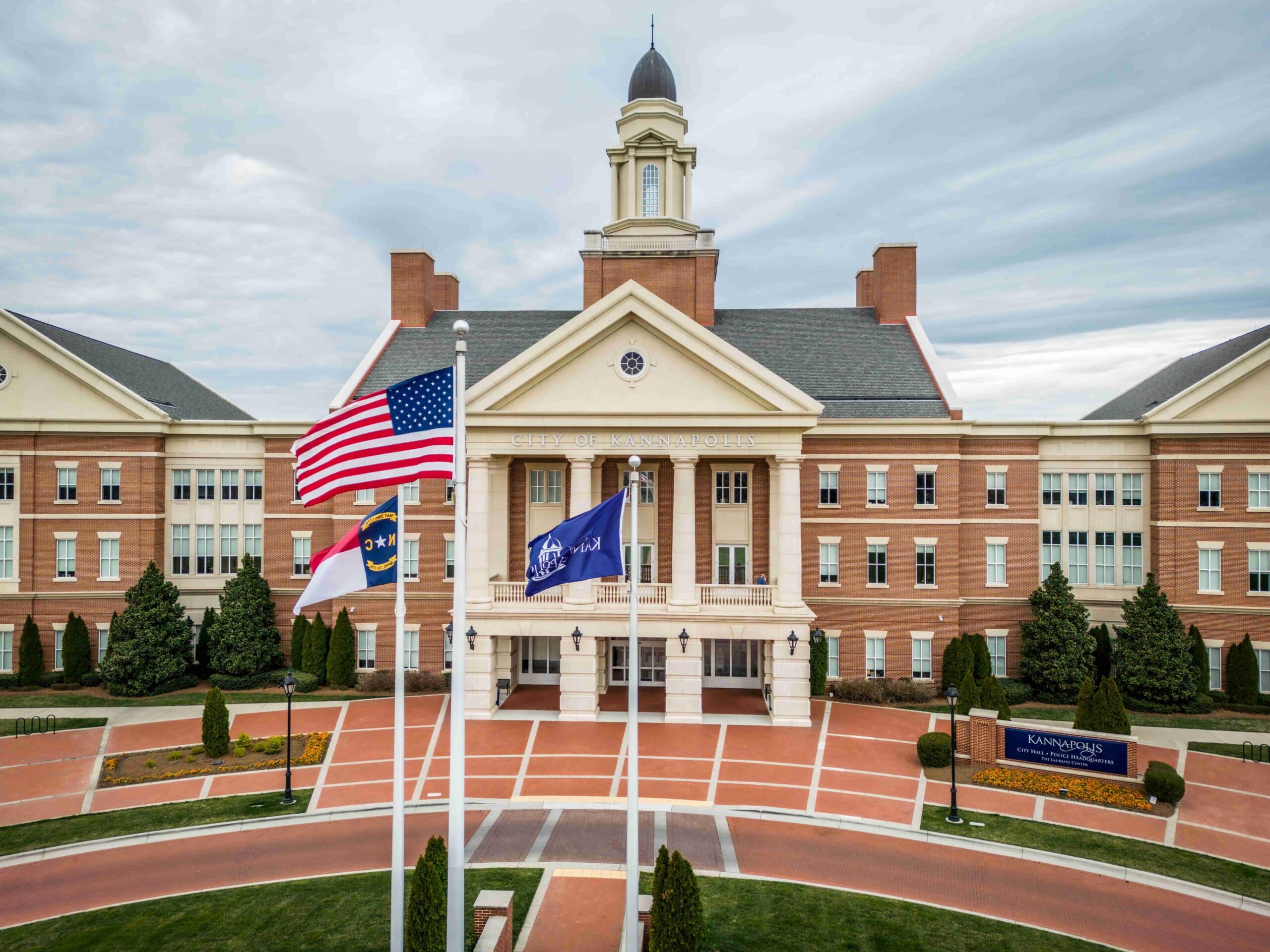 Kannapolis City Hall in downtown Kannapolis, NC