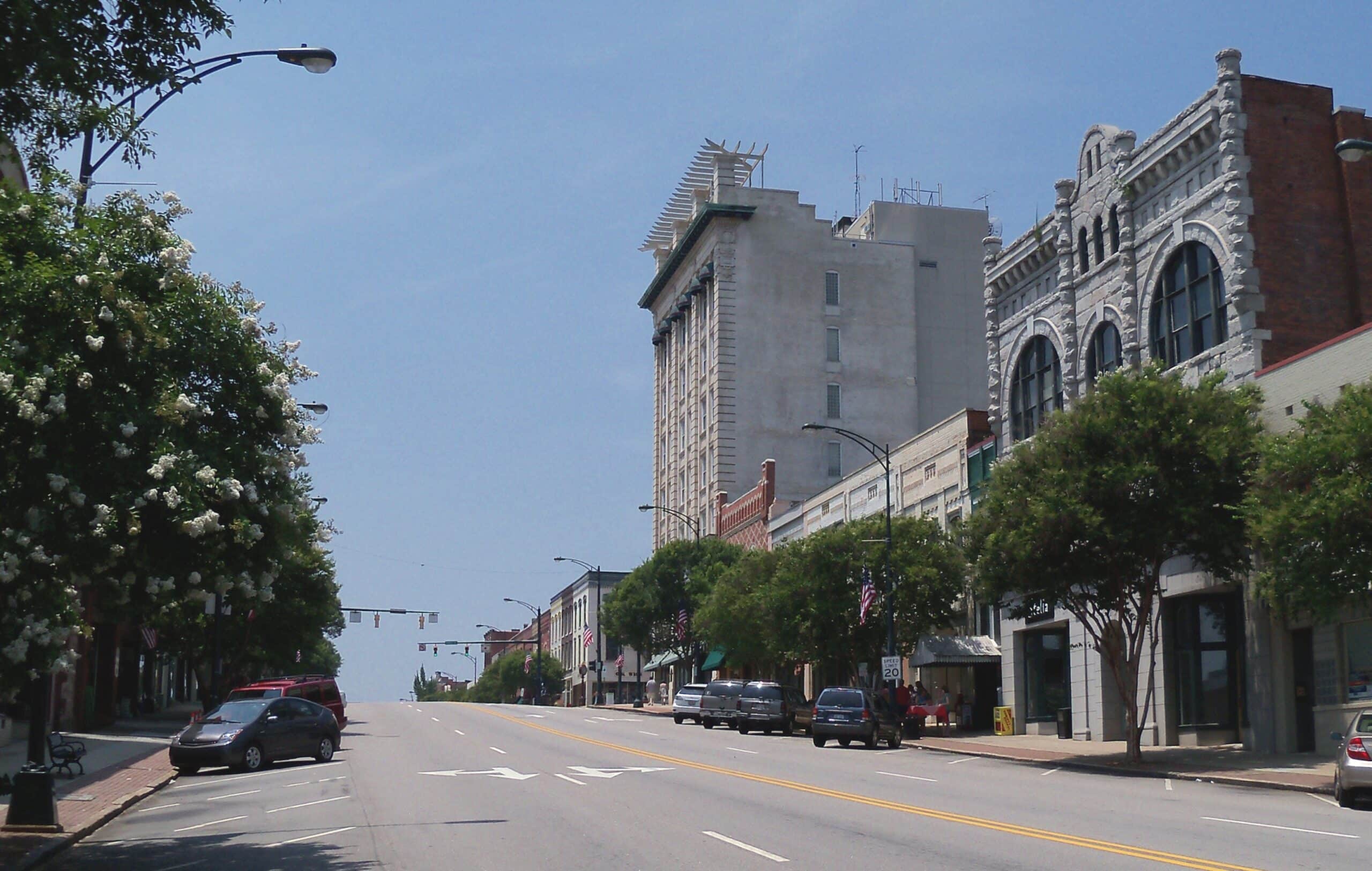 Historic downtown Salisbury, NC