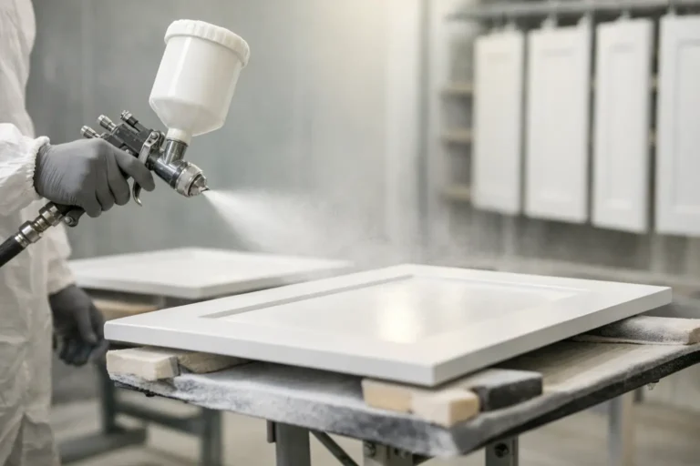 Cabinet Spray Finishing for a Factory-Quality Look