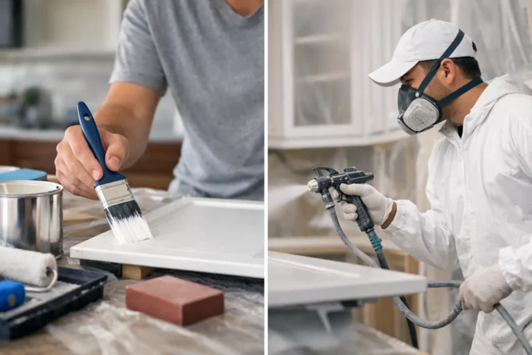 DIY vs Professional Cabinet Painting Compared